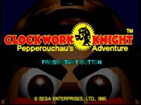 une photo d'Ã©cran de Clockwork Knight sur Sega Saturn